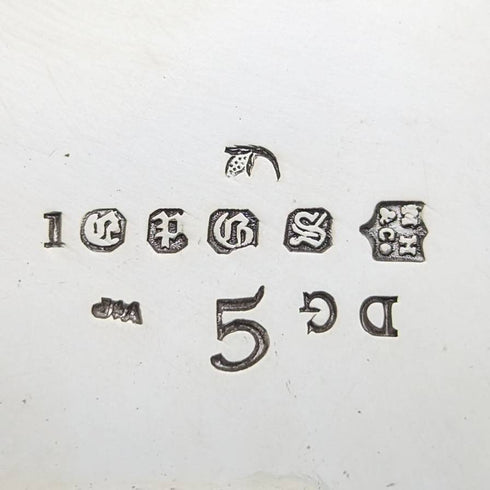 1870年代 英国アンティーク シルバープレート製ティーポット 741g Martin Hall